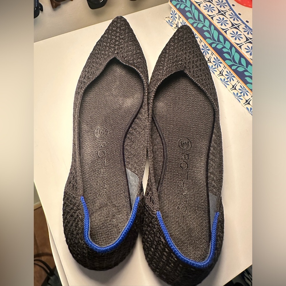 Rothy’s Size 9 The Point II Black Flats